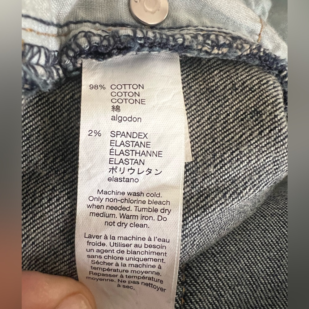 Gap Sexy Bootcut Fit Dark Indigo Jeans Mid Rise Casual Womens Size 18/34 - Picture 7 of 8